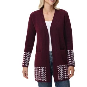 Frye Women's Patterned Cardigan, nwt